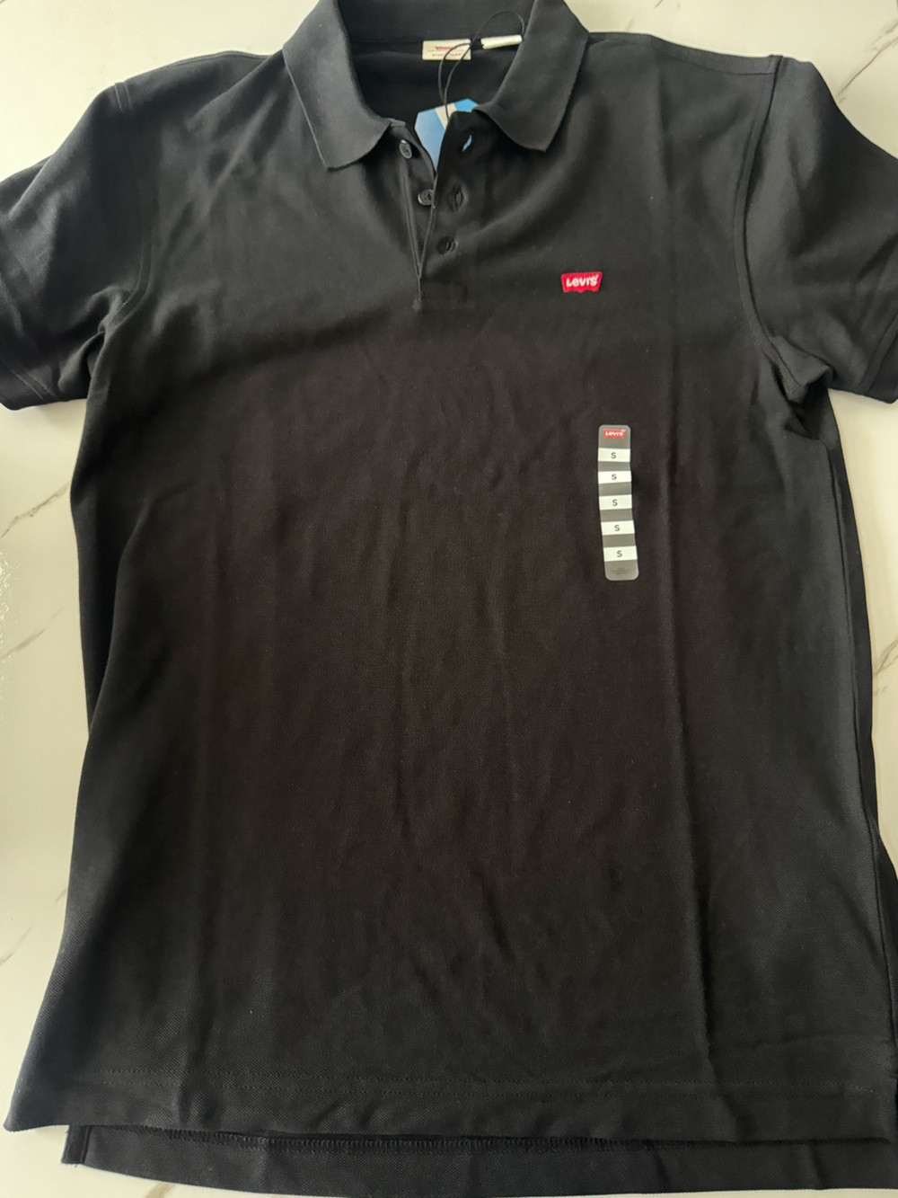 Levi's Black Polo Shirt. Mens small